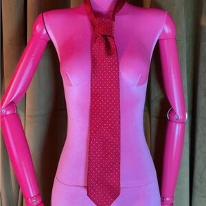 Classic Red Polka Dot Tie